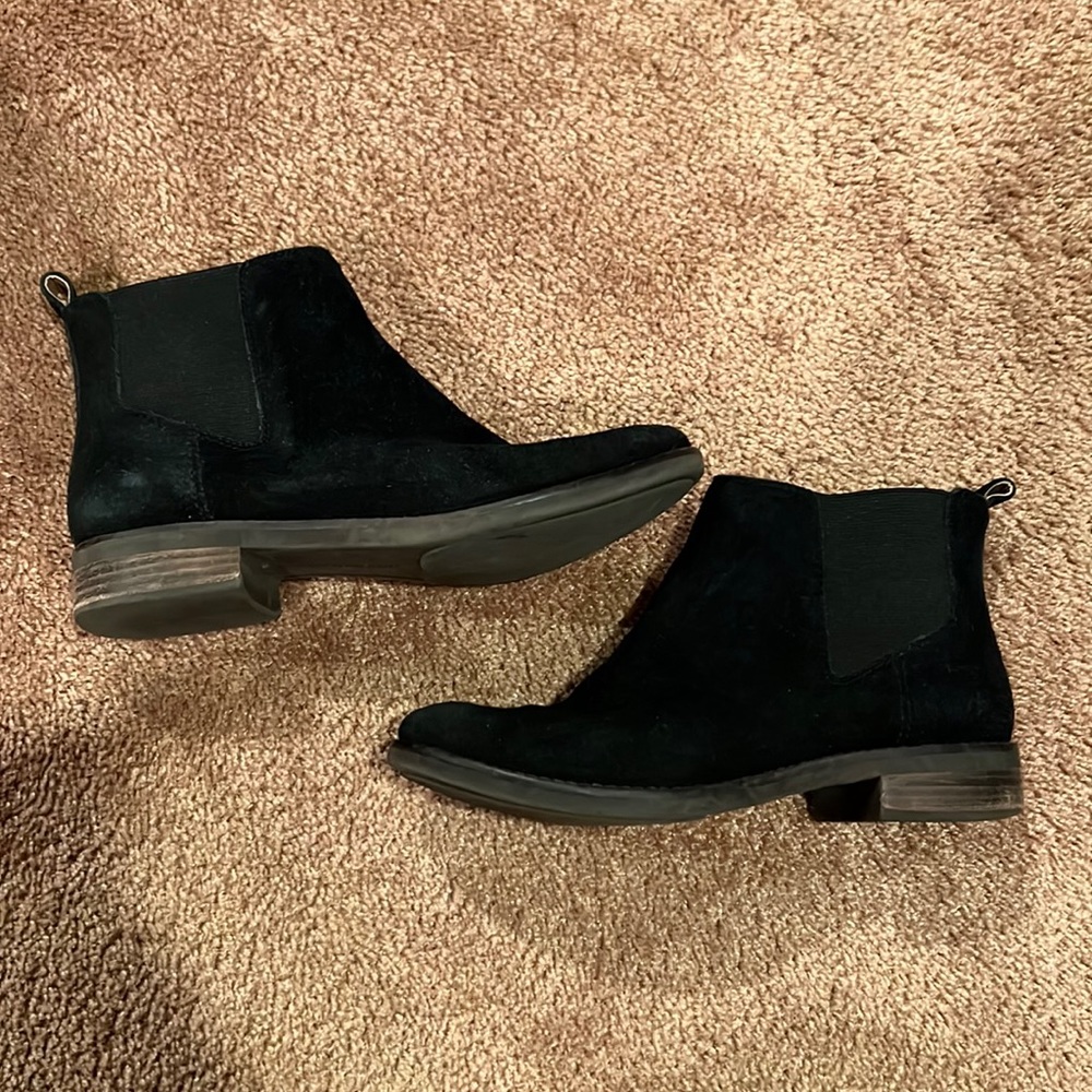 Lucky Brand suede black boots